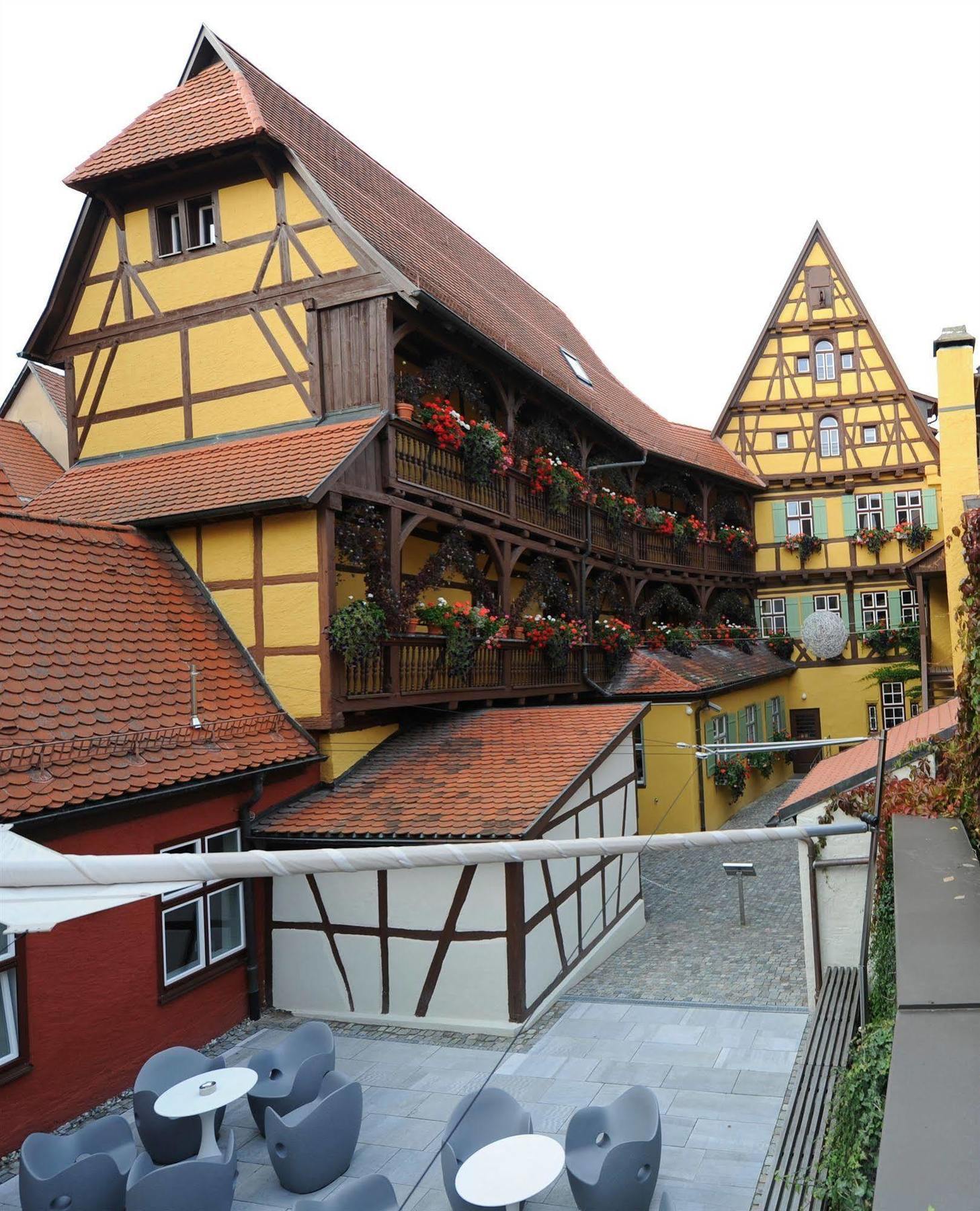 Hezelhof Hotel Dinkelsbuehl Exterior photo